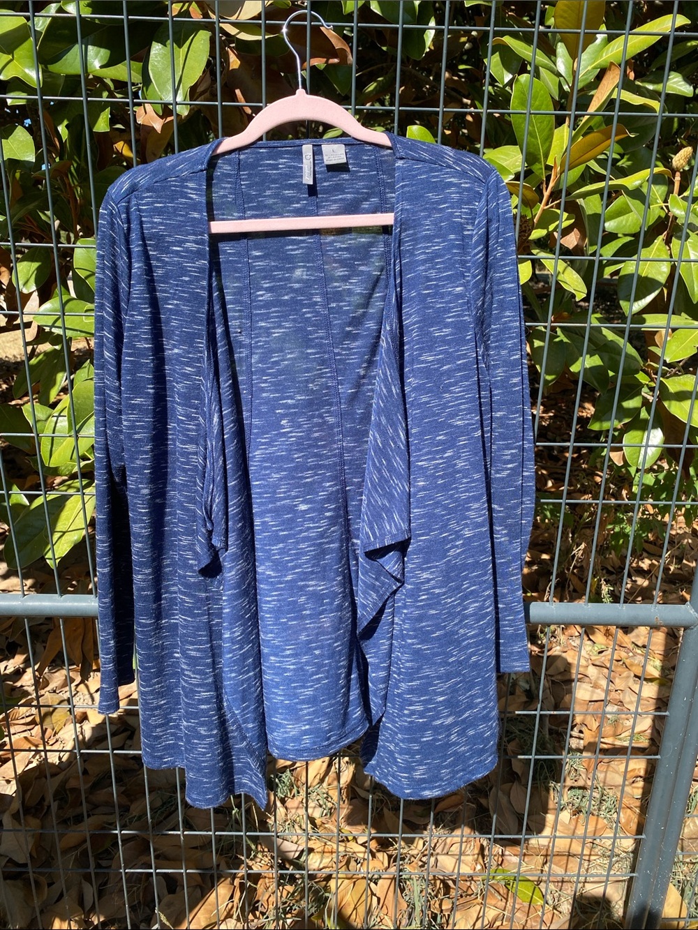 New Directions Weekend Blue Large Cardigan
